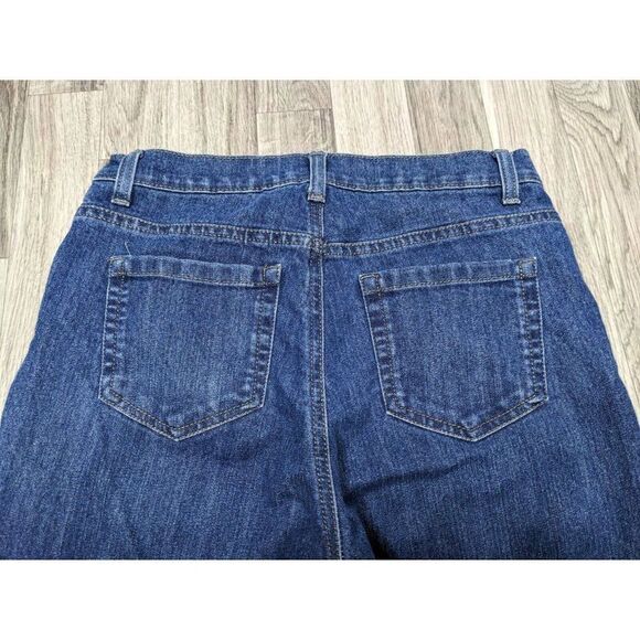 (3/$35) Style & Co Womens Size 4 Petite Straight Leg Pockets Denim Blue Jeans - Picture 3 of 11